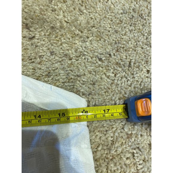 By Anthropologie Women's White Semi Sheer Tunic Tank Size XSP Slit Top - Picture 6 of 9